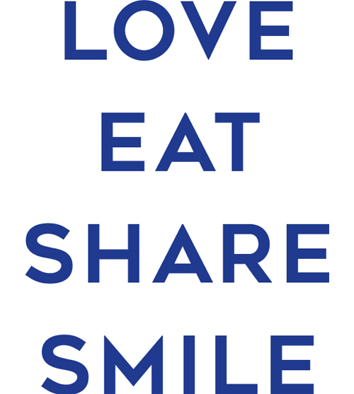 LOVE EAT SHARE SMILE